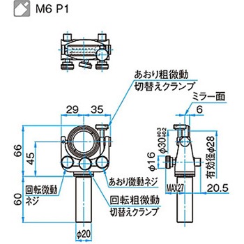 ジンバル式ビームスプリッターホルダー BHANシリーズ シグマ光機