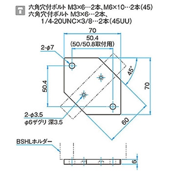 BSHL-50.8BP-45UU BSHL�p�x�[�X�v���[�g �V�O�}���@ 83987918