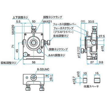 3軸・5軸レンズホルダー(プレートタイプ) ALHNシリーズ シグマ光機