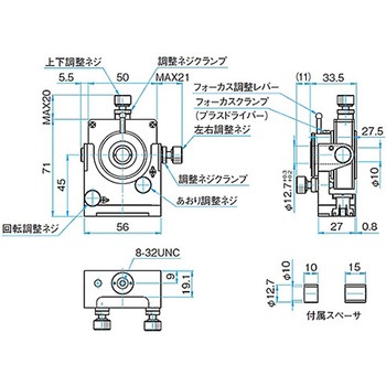 3軸・5軸レンズホルダー(プレートタイプ) ALHNシリーズ シグマ光機