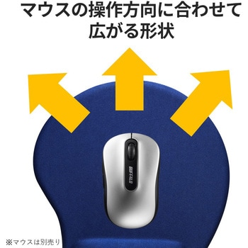リストレスト一体型マウスパッド BUFFALO(バッファロー)