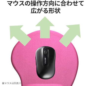 リストレスト一体型マウスパッド BUFFALO(バッファロー)