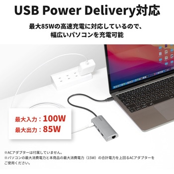 Type-C接続 ドッキングステーション PD対応 HDMI出力 BUFFALO(バッファロー)