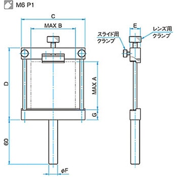 スライド式シリンドリカルレンズホルダー CHAシリーズ シグマ光機