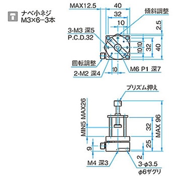 プリズムホルダー シグマ光機