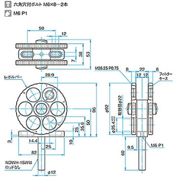 割り出し式フィルターホルダー NDWHシリーズ - シグマ光機