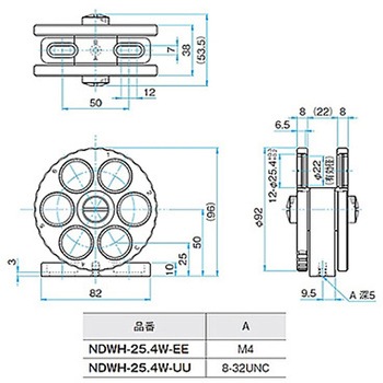 割り出し式フィルターホルダー NDWHシリーズ シグマ光機