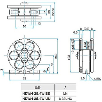 割り出し式フィルターホルダー NDWHシリーズ シグマ光機