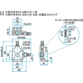 十字動ホルダー TATシリーズ シグマ光機