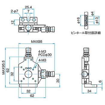 十字動ホルダー TATシリーズ シグマ光機