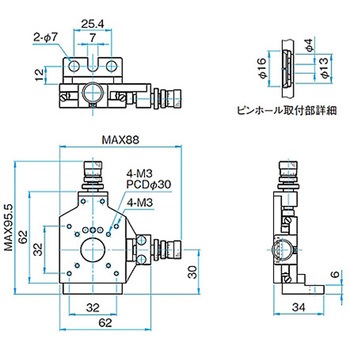 十字動ホルダー TATシリーズ シグマ光機
