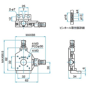 十字動ホルダー TATシリーズ シグマ光機