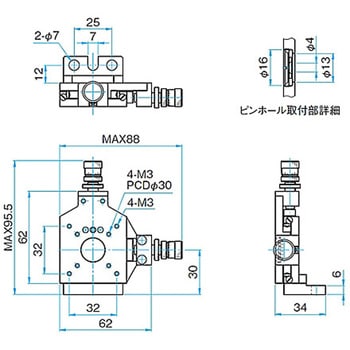 十字動ホルダー TATシリーズ シグマ光機