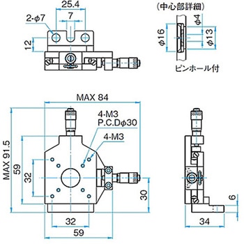 十字動ホルダー TATシリーズ シグマ光機