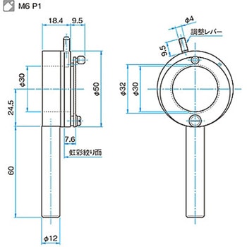 虹彩絞りホルダー IHシリーズ シグマ光機