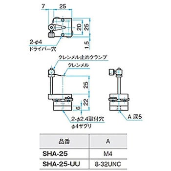 サンプルホルダー SHAシリーズ シグマ光機