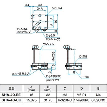サンプルホルダー SHAシリーズ シグマ光機