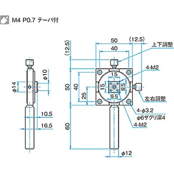 FC型光ファイバーホルダー FOPシリーズ シグマ光機