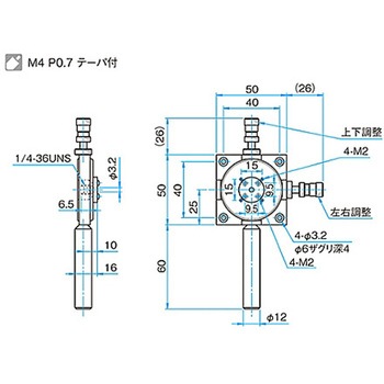 SMA型光ファイバーホルダー FOPシリーズ シグマ光機