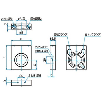 ジンバル式上操作型ミラー・ビームスプリッターホルダー BSHLシリーズ シグマ光機