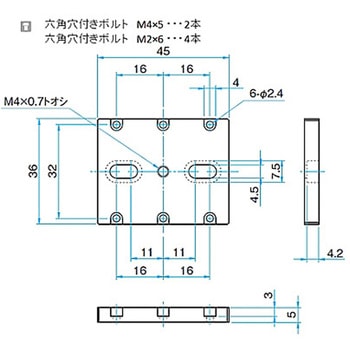 接続プレート ADP-MPH-PADシリーズ - シグマ光機