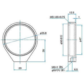 低光軸薄型レンズホルダー LHGシリーズ シグマ光機