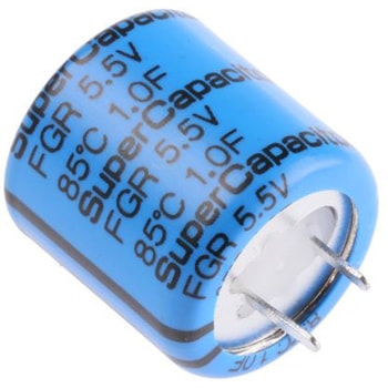 KEMET 電気二重層コンデンサ 5.5V dc 1F リード品 KEMET