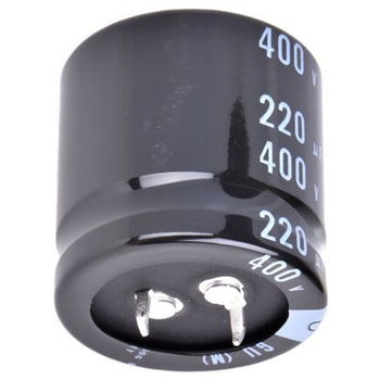 ニチコン コンデンサ 220μF， ，400V dc， LGU2G221MELB ニチコン