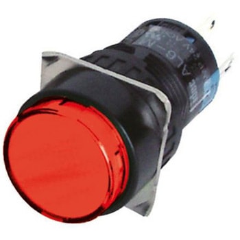 Idec 押しボタンスイッチ， モーメンタリ， パネルマウント， SPDT， AL6M-M14P-R IDEC(和泉電気)