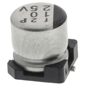 ニチコン コンデンサ 10μF， ，25V dc， UWT1E100MCL1GB ニチコン