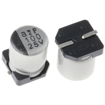 ニチコン コンデンサ 100μF， ，25V dc， UWT1E101MCL1GS ニチコン