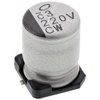 ニチコン コンデンサ 220μF， ，35V dc， UCW1V221MNL1GS - ニチコン