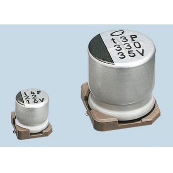 ニチコン コンデンサ 10μF， ，35V dc， UWG1V100MCL1GB ニチコン