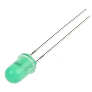 Kingbright LED， 緑， スルーホール実装， 5 mm (T-1 3/4)， L-56BGD KINGBRIGHT