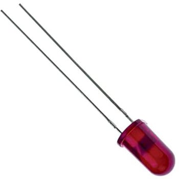 Kingbright LED， 赤， スルーホール実装， 5 mm (T-1 3/4)， L-53ID-12V KINGBRIGHT