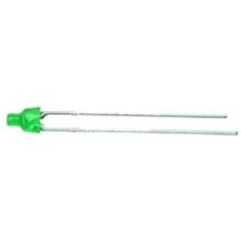 Kingbright LED， 緑， スルーホール実装， 2 mm， L-1034GDT KINGBRIGHT