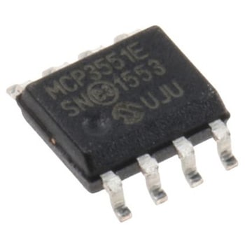 Microchip A/Dコンバータ， 22ビット， ADC数:1， 13.75sps， MCP3551-E/SN MICROCHIP