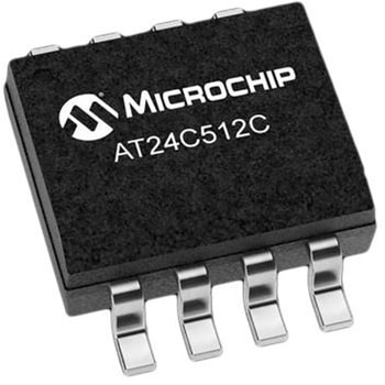 マイクロチップ， EEPROM 512kbit シリアル-2 ワイヤー， シリアル-I2C MICROCHIP