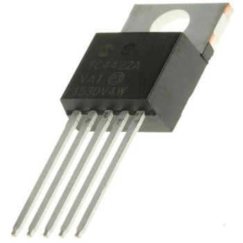 Microchip MOSFETゲートドライバ 10 A TO-220 1 5-Pin ローサイド 非反転 スルーホール MICROCHIP