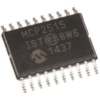 マイクロチップ， CANコントローラ， CAN 2.0B， 20-Pin TSSOP MICROCHIP