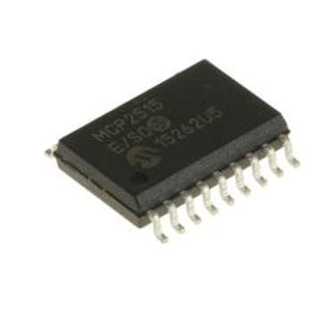 マイクロチップ， CANコントローラ， CAN 2.0B， 18-Pin SOIC W - MICROCHIP