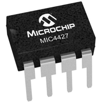 Microchip MOSFETゲートドライバ 1.5 A PDIP 2 8-Pin ローサイド 非反転 スルーホール MICROCHIP