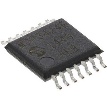 Microchip A/Dコンバータ， 18ビット， ADC数:4， 0.004ksps， MCP3424-E/ST MICROCHIP