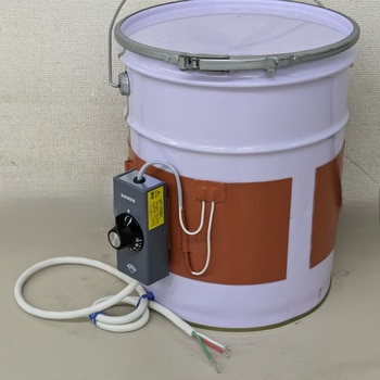 【ペール缶用】シリコンラバーヒーター＜マグネット取付＞ オーエムヒーター