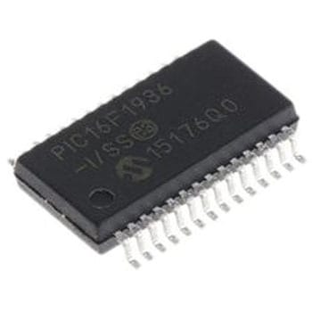 Microchip マイコン， 28-Pin SSOP PIC16F1936-I/SS MICROCHIP
