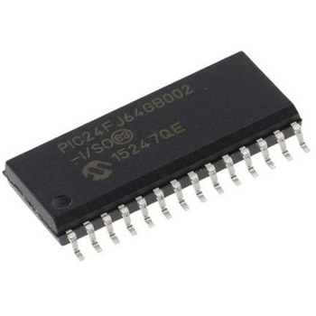 Microchip マイコン， 28-Pin SOIC PIC24FJ64GB002-I/SO MICROCHIP