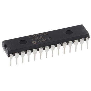 Microchip マイコン， 28-Pin SPDIP PIC16F1788-I/SP MICROCHIP