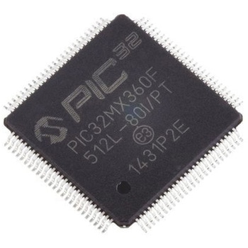 Microchip マイコン， 100-Pin TQFP PIC32MX360F512L-80I/PT MICROCHIP