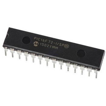 Microchip マイコン， 28-Pin SPDIP PIC16F72-I/SP MICROCHIP