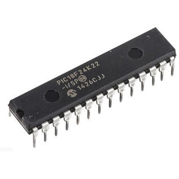 Microchip マイコン， 28-Pin SPDIP PIC18F24K22-I/SP MICROCHIP